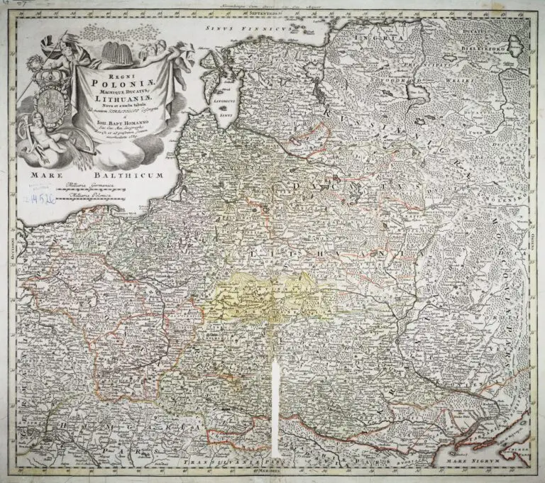Regni Poloniӕ, Magnique Ducatus g. Lithuaniӕ Nova et exacta tabula, ad mentem STAROVOLCII descripta