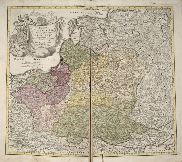 Regni Poloniӕ, Magnique Ducatus g. Lithuaniӕ Nova et exacta tabula, ad mentem STAROVOLCII descripta