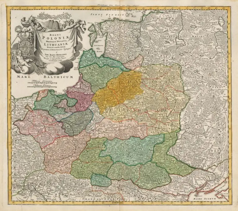 Regni Poloniӕ, Magnique Ducatus g. Lithuaniӕ Nova et exacta tabula, ad mentem STAROVOLCII descripta