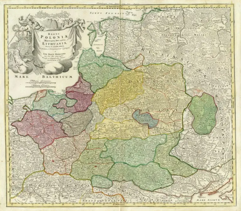 Regni Poloniӕ, Magnique Ducatus g. Lithuaniӕ Nova et exacta tabula, ad mentem STAROVOLCII descripta