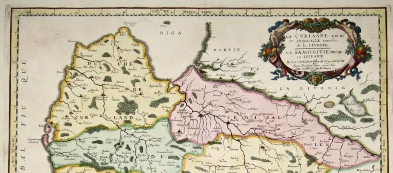 La CURLANDE Duche et SEMIGALLE autrefois de la LIVONIE. La SAMOGITE Duche en LITUANIE,