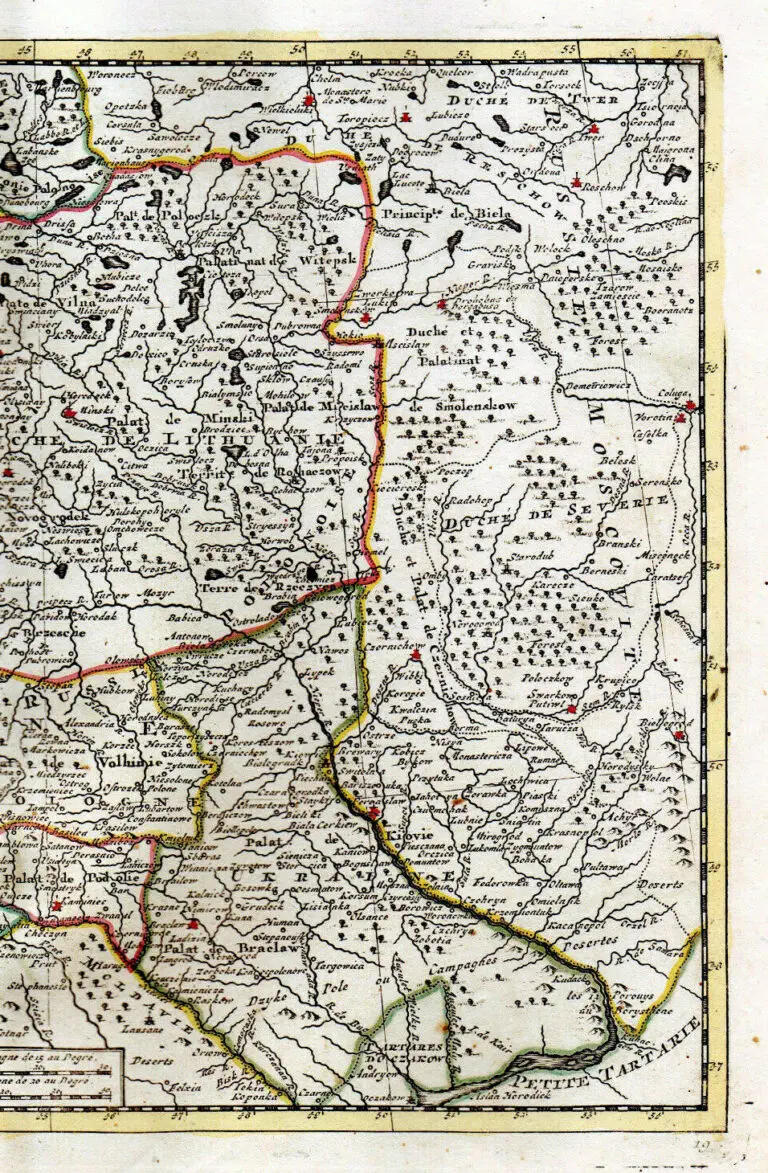 LA POLOGNE, Suivant les Nouvelles Observations de Messrs. de l