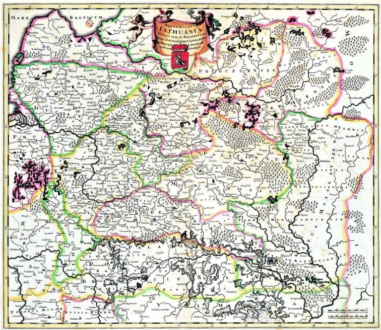 Magni Ducatus Lithuaniæ, Divisa Tam In Palatinatus,