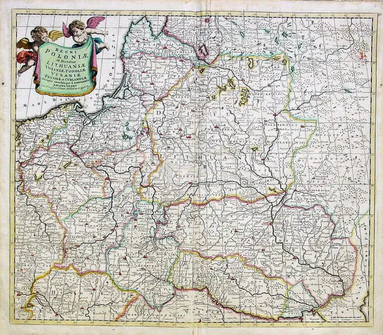 Regni Poloniӕ et  Ducatus Lithuaniӕ Voliniӕ Podoliӕ Vcraniӕ Prvssiӕ et Cvrlandiӕ,