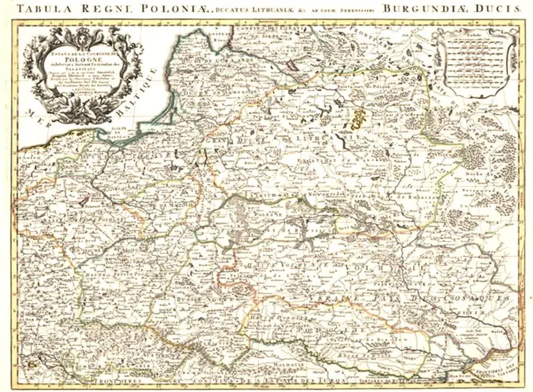 Estats de la Couronne de Pologne Subdivises Suivant l
