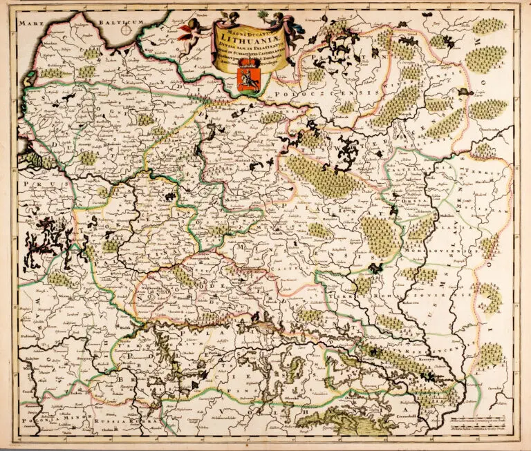 Magni Ducatus Lithuaniæ, Divisa Tam In Palatinatus,
