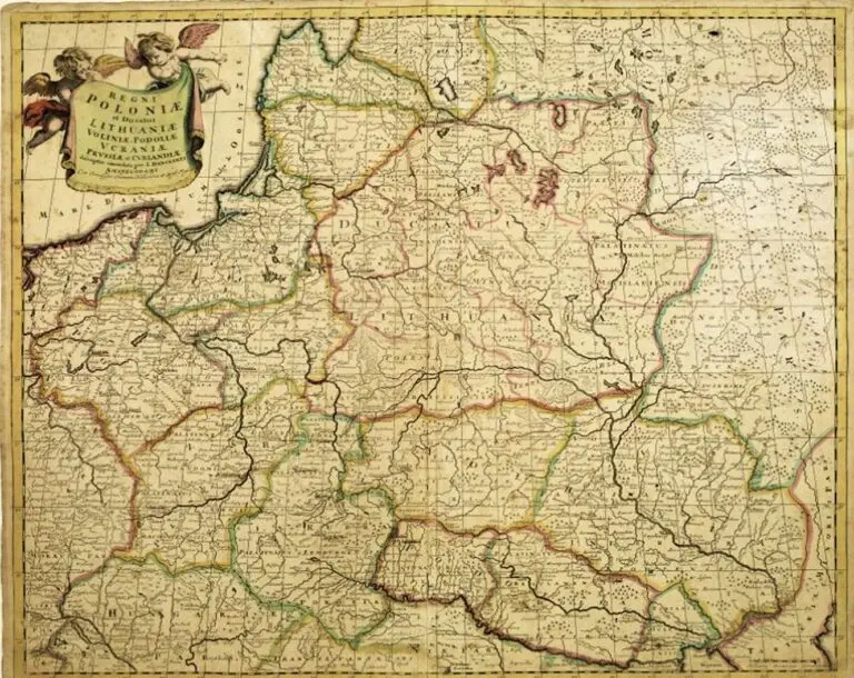 Regni Poloniӕ et  Ducatus Lithuaniӕ Voliniӕ Podoliӕ Vcraniӕ Prvssiӕ et Cvrlandiӕ,
