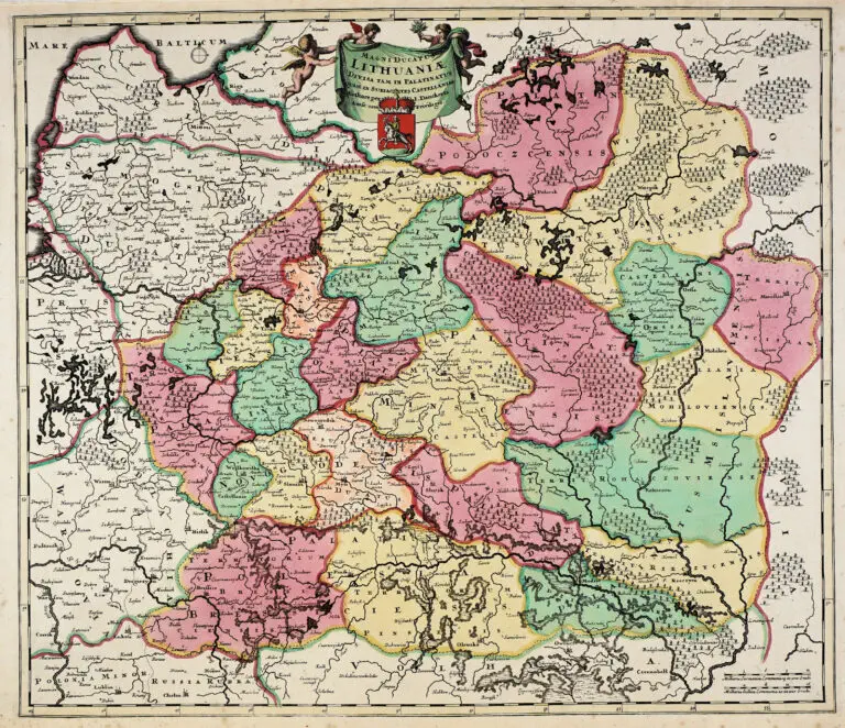 Magni Ducatus Lithuaniæ, Divisa Tam In Palatinatus,