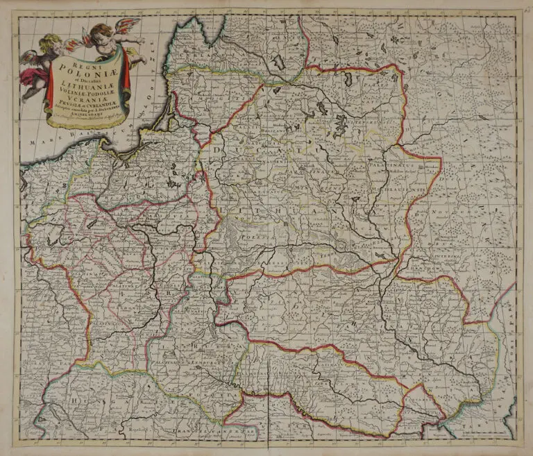 Regni Poloniӕ et  Ducatus Lithuaniӕ Voliniӕ Podoliӕ Vcraniӕ Prvssiӕ et Cvrlandiӕ,
