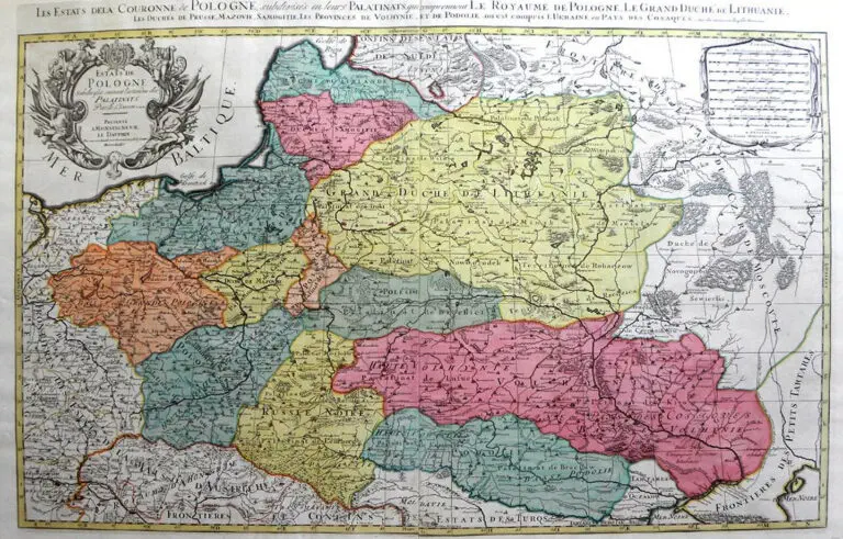 Estats de Pologne Subdivisés suivant l