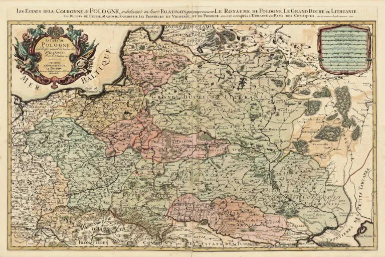 Estats de Pologne Subdivisés suivant l