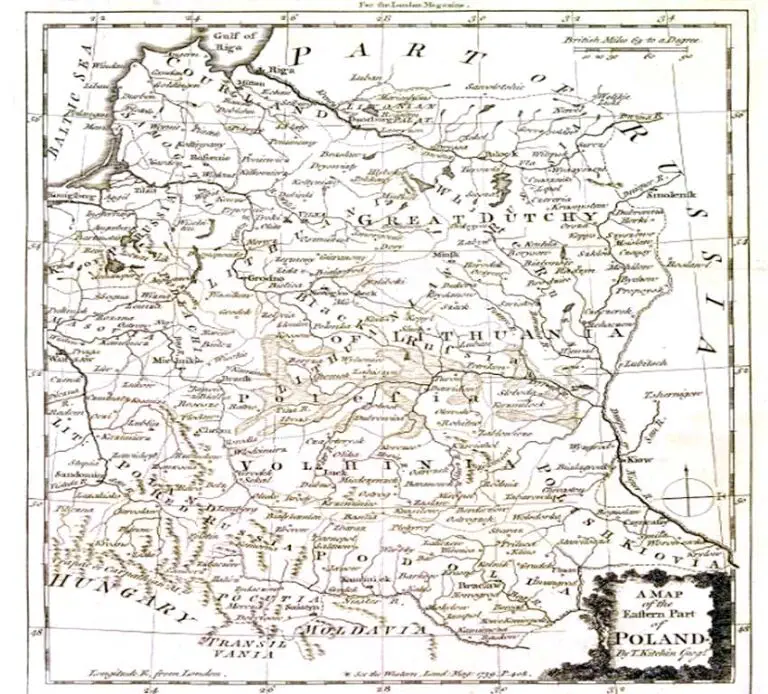 A MAP of the Eastern Part of POLAND,