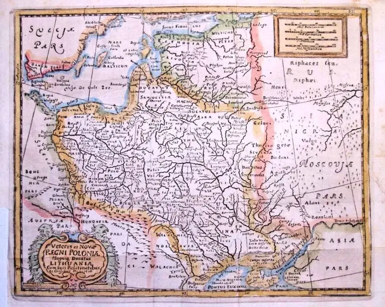 Veteris et Novæ Regni Poloniæ Magniq Ducatus Lithuaniæ cum suis Palatinatibus ac Confinus descriptio,