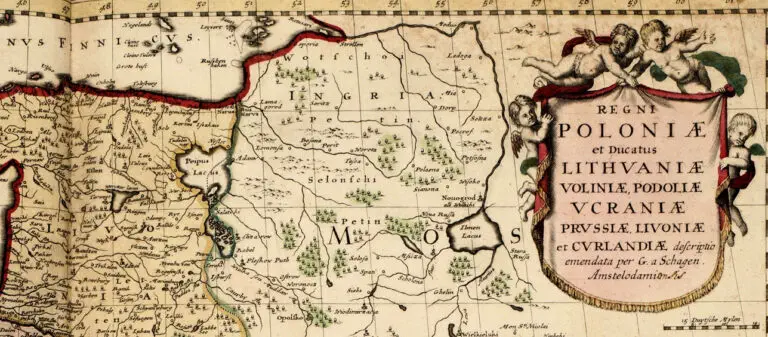 REGNI POLONIÆ et Ducatus LITHUANIÆ, Voliniæ, Podoliæ, Vcraniæ, Prvssiæ et Cvrlandiæ descriptio..,