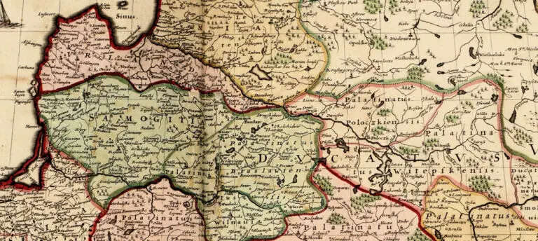 REGNI POLONIÆ et Ducatus LITHUANIÆ, Voliniæ, Podoliæ, Vcraniæ, Prvssiæ et Cvrlandiæ descriptio..,