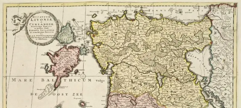 Ducatuum Livoniæ et Curlandiæ Novissima Tabula in Quibus sunt Estonia Litlandia..,