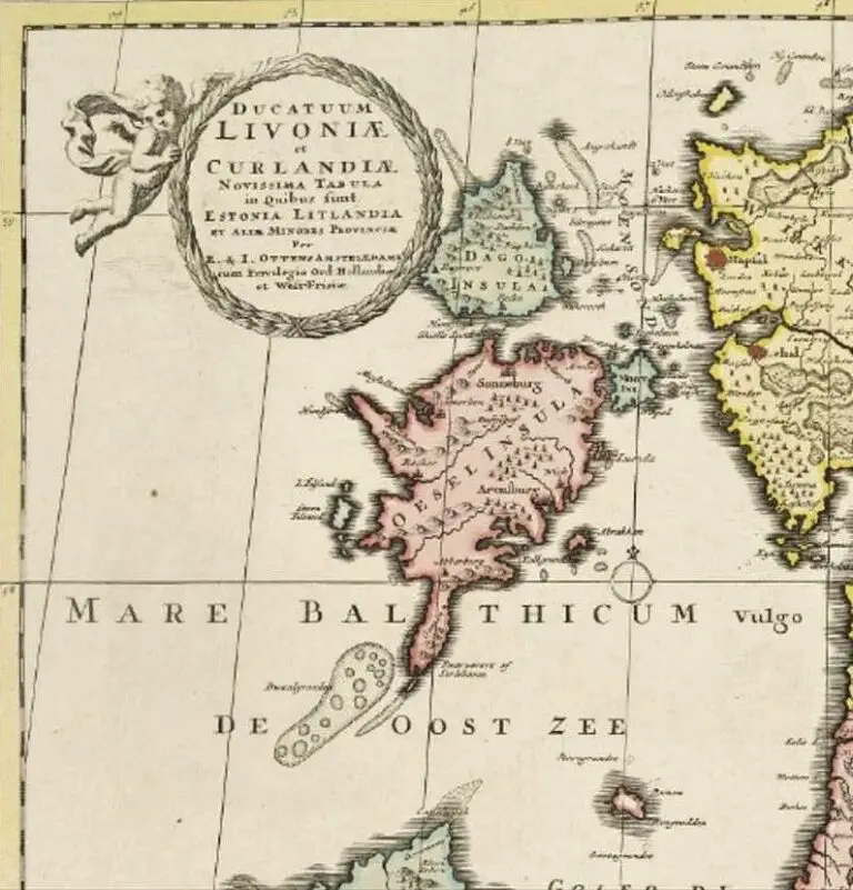 Ducatuum Livoniæ et Curlandiæ Novissima Tabula in Quibus sunt Estonia Litlandia..,