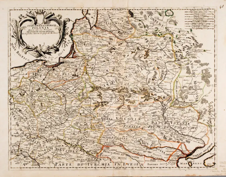 Stati Della Corona Di Polonia Divisa nele sue Principali Provincie e Palatinati..,