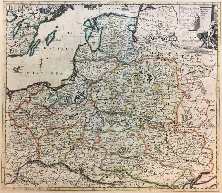 POLAND and other of the Countries belonging to that Crowne, Accordingto the Newest Observations,