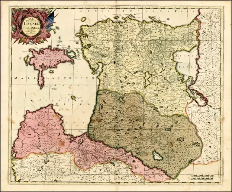 Tabula DUCATUUM LIVONIÆ et CURLANDIÆ...