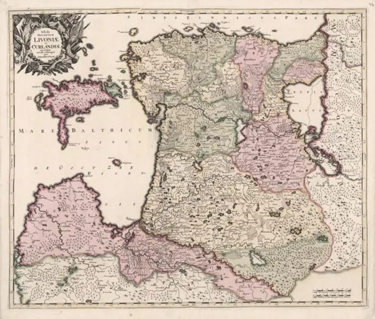 Tabula DUCATUUM LIVONIÆ et CURLANDIÆ...