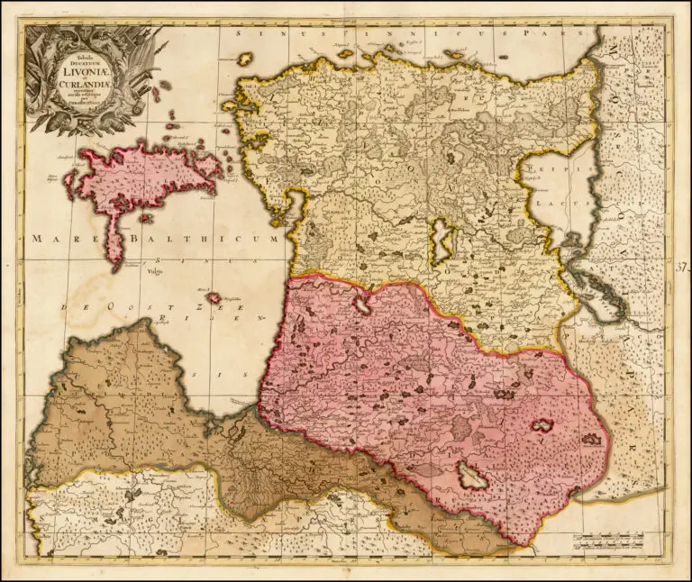 Tabula DUCATUUM LIVONIÆ et CURLANDIÆ...