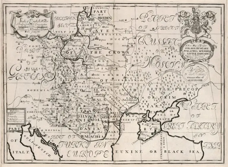 A New Map of Present POLAND, HUNGARY WALLACHIA, LITTLE TARTARY,