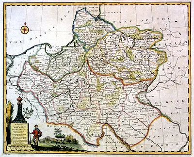 A New and ACCURATE MAP OF POLAND, LITHUANIA &c. Divided into its Palatinats, drawn from the best authorities, assisted by the most approv