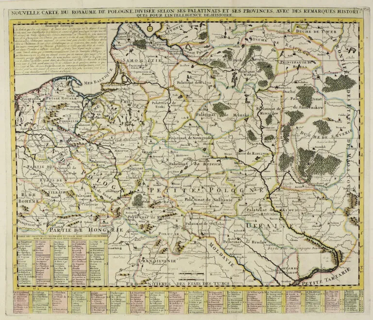 NOUVELLE CARTE DU ROYAUME DE POLOGNE...Tome. 4 No. 21,
