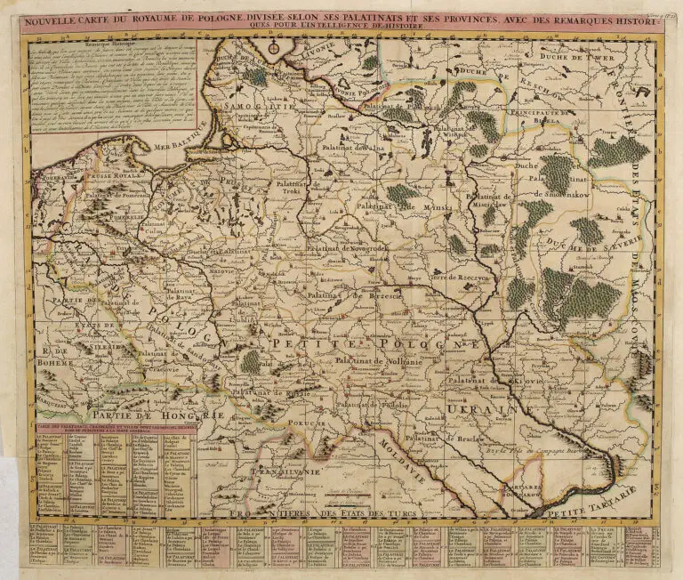 NOUVELLE CARTE DU ROYAUME DE POLOGNE...Tome. 4 No. 21,