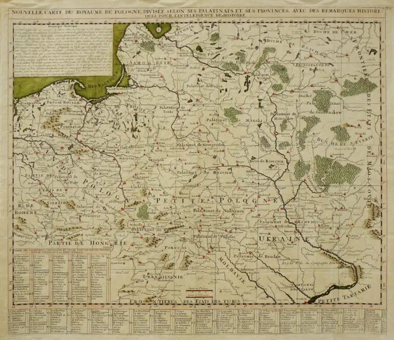 NOUVELLE CARTE DU ROYAUME DE POLOGNE...Tome. 4 No. 21,