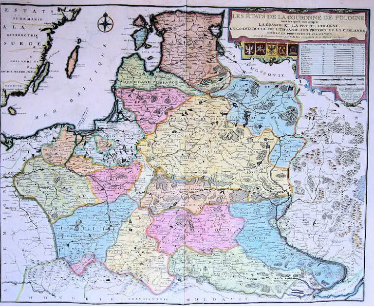 LES ÉTATS DE LA COURONNE DE POLOGNE, sous les quels sont compris LA GRANDE ET LA PETITE POLOGNE, LE GRAND DUCHÉ DE LITHUANIE..,