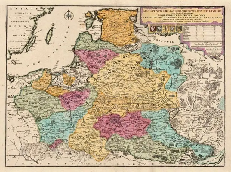 LES ÉTATS DE LA COURONNE DE POLOGNE, sous les quels sont compris LA GRANDE ET LA PETITE POLOGNE, LE GRAND DUCHÉ DE LITHUANIE..,