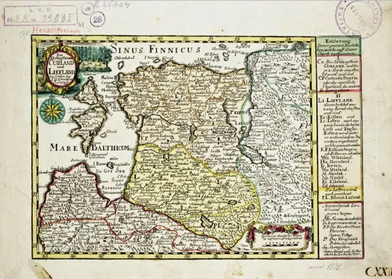 Die Hertzoghümer Curland und Liefland,