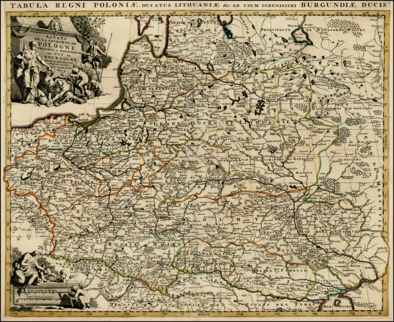 Estats De La Couronne De Pologne presente a Monseigneur Le Duc De Bourgogne..,