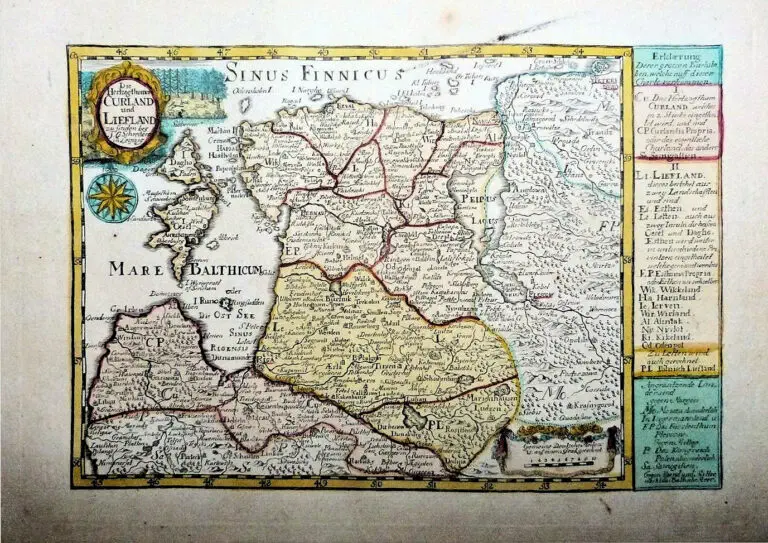 Die Hertzoghümer Curland und Liefland,