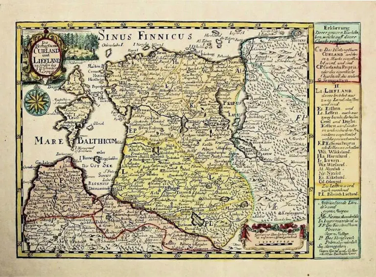 Die Hertzoghümer Curland und Liefland,