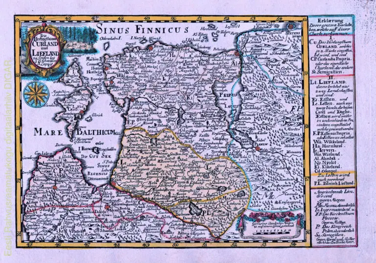 Die Hertzoghümer Curland und Liefland,