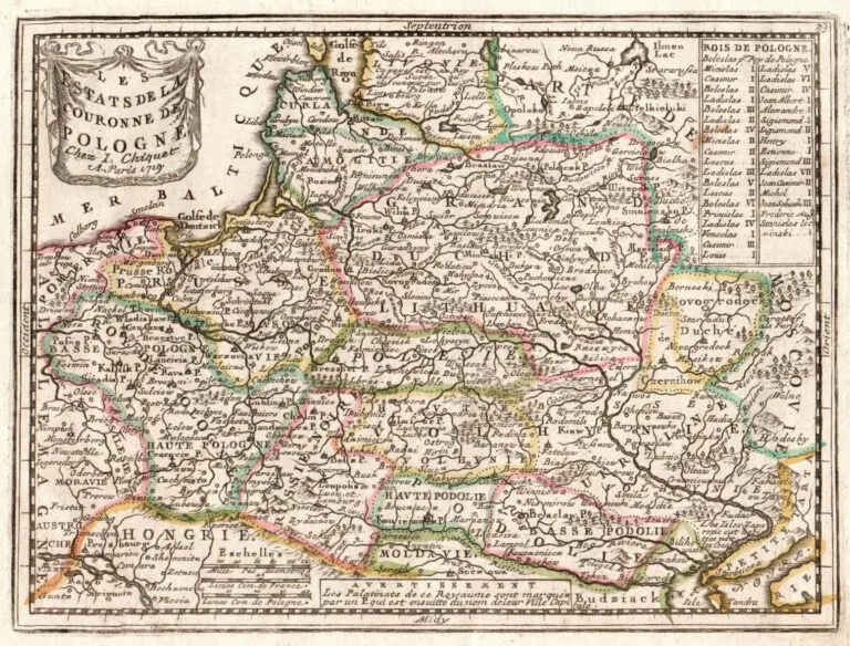 LES ESTATS DE LA COURONNE  DE POLOGNE,