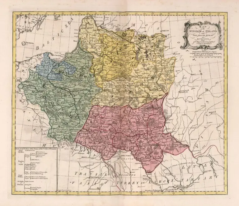 Map of the Kingdom of Poland and the Grand Dutchy of Lithuania,