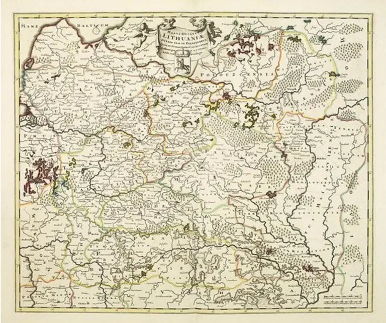 Magni Ducatus Lithuaniæ Divisa tam in Palatinatus,