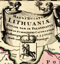 Magni Ducatus Lithuaniæ Divisa tam in Palatinatus,