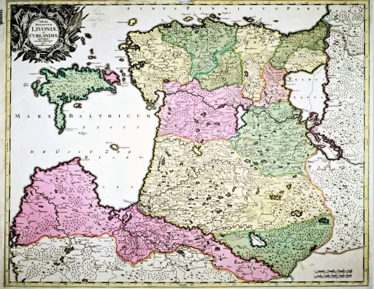Tabula DUCATUM LIVONIÆ et CURLANDIÆ,
