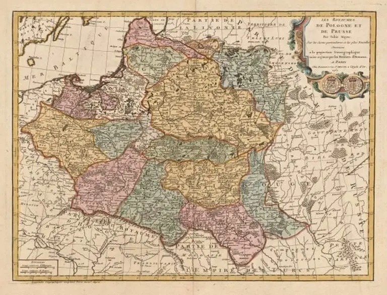 Les Royaumes de Pologne et de Prusse Par Tobias Mayer...