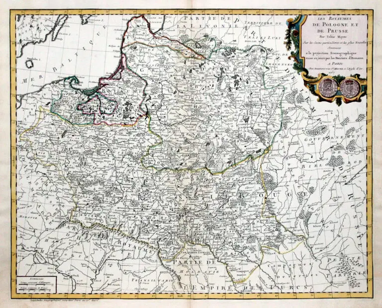 Les Royaumes de Pologne et de Prusse Par Tobias Mayer...