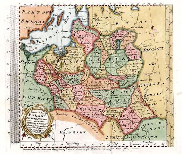 An Accurate Map of Poland, Prussia & Lithuania..,