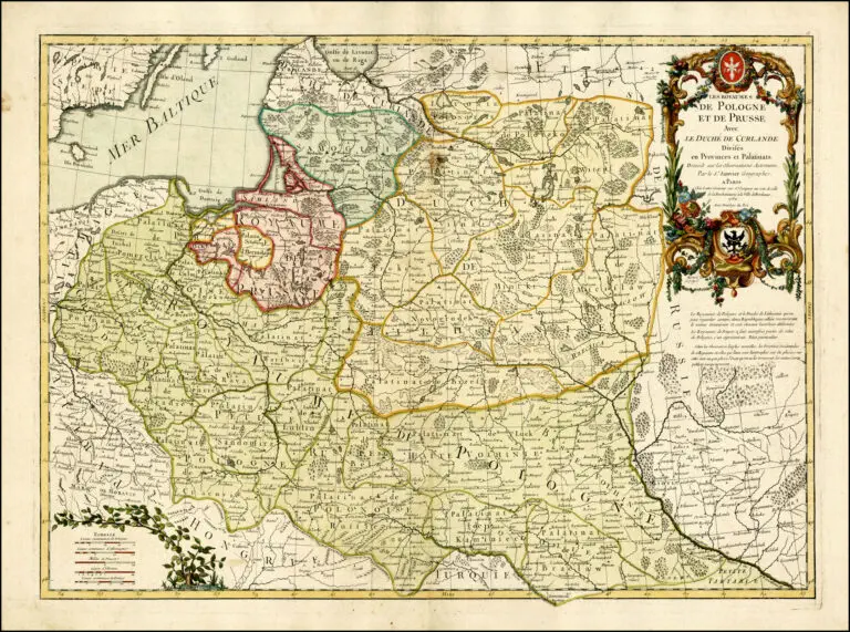 Les Royaumes de Pologne et de Prusse Avec Le Duche de Curlande...,