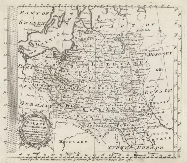 An Accurate Map of Poland, Prussia & Lithuania..,