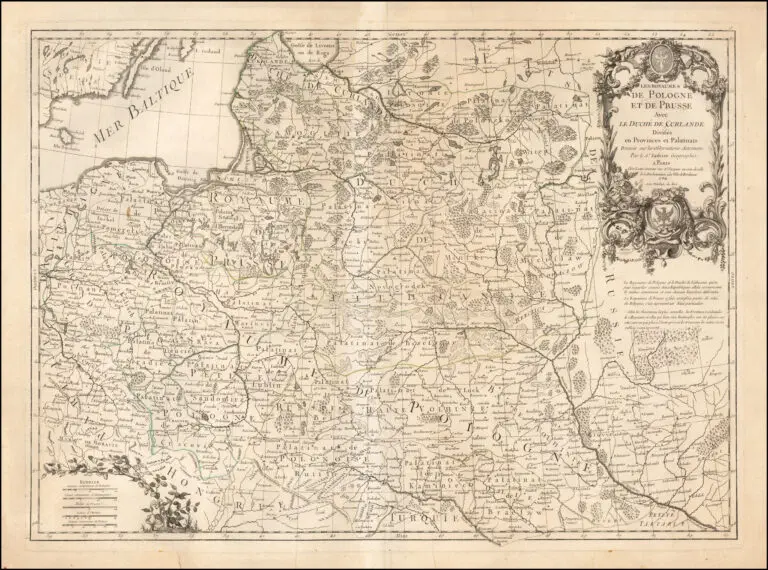 Les Royaumes de Pologne et de Prusse Avec Le Duche de Curlande...,