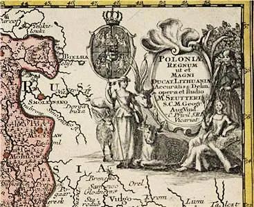 Poloniæ Regnum ut et Magni Ducat. Lithuaniæ Accuratiss..,
